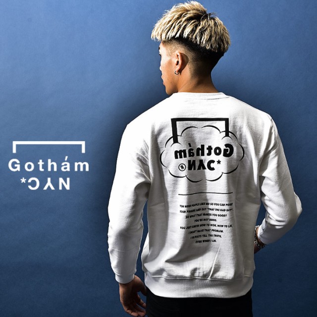 爆安プライス Gotham Nyc ゴッサム エヌワイシー トレーナー メンズ ブランド 長袖 長袖tシャツ カットソー ロンt ストリート ストリートファッション 50 Off Olsonesq Com