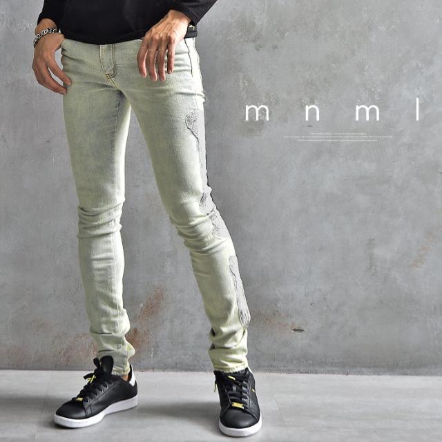 待望の再入荷 ミニマル Mnml ml Sp5d パンツ スキニーパンツ メンズ デニム スキニーデニム ブランド 細め タイト ジーンズ ジーパン ネイビー オ 魅了 Tuttimascotte Com Mx