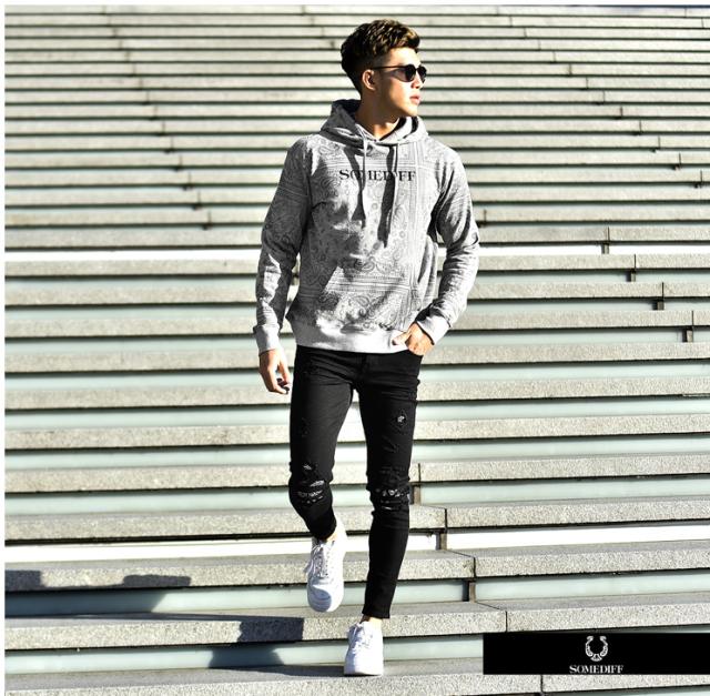 安いそれに目立つ スキニーパンツ メンズ スキニー パンツ ボトムス ダメージスキニー 黒 ブラック チノパン スリム ペイズリー柄 リペア クラッシュ パン 超人気の Olsonesq Com