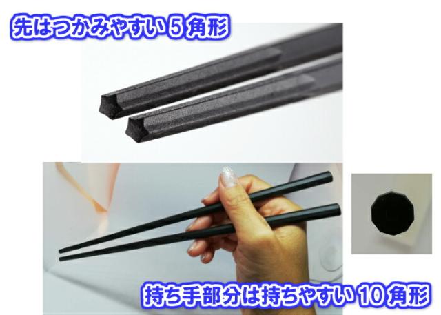 【箸先が5角だからつかみやすい】パール金属 麺LOVE 麺がすべらない先5角箸 23cm C-7332 3本組【送料無料】の通販はau PAY ...