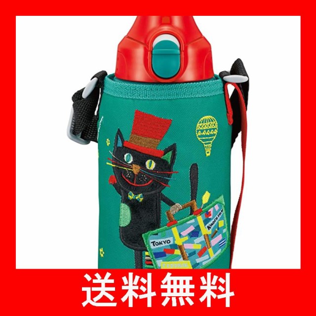 送料込・まとめ買い タイガー魔法瓶(TIGER) マグボトル レッド 600ml タイガー 水筒 コロボックル キネコ国際映画祭コラボモデル  MBR-K06G- 弁当箱、水筒