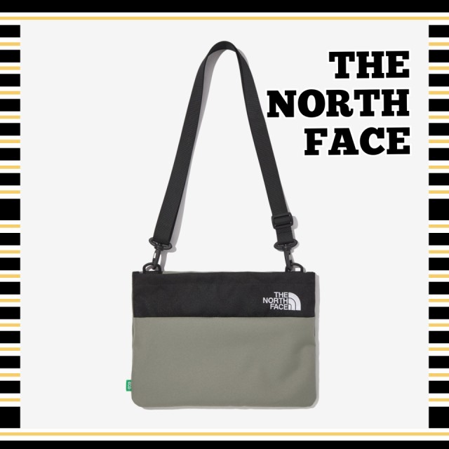 ノースフェイス ショルダーバッグ サコッシュ ライトカーキ メンズ レディース THE NORTH FACE