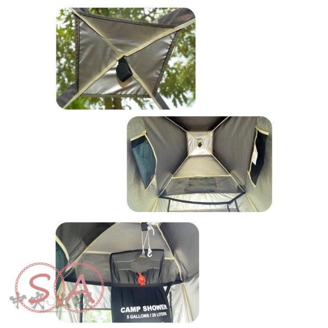 キャンプ テント シャワーテント 着替え用 テント プライベートテント 簡易シャワールーム アウトドア フレーム構造 ビーチ 災害 防災 ト Holisticvet Be