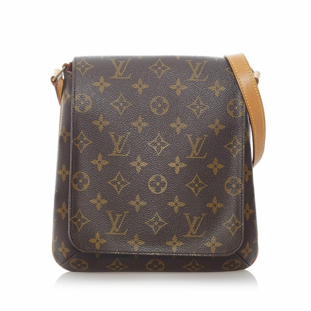 ルイ ヴィトン モノグラム ミュゼットサルサ ショルダーバッグ M51258 ブラウン PVC レザー レディース LOUIS VUITTON 【中古】