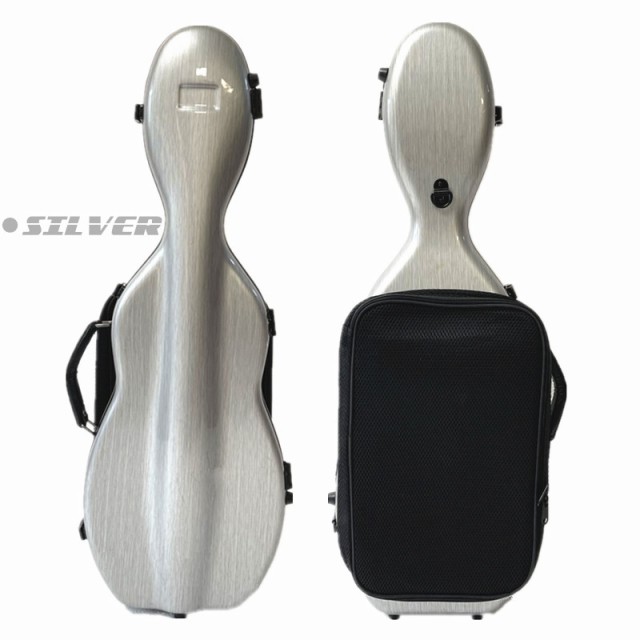VIOLIN CASE バイオリンケースサイズ 4/4 楽器 管楽器 カーボンファイバー製 軽量 堅牢 ケース クッション付き 3WAY リュック  ショルダー - 弦楽器