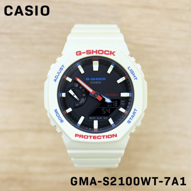 CASIO カシオ G-SHOCK ジーショック ユニセックス メンズ 男性 レディース 女性 キッズ アナデジ クオーツ 腕時計 GMA-S2100WT-7A1 シン