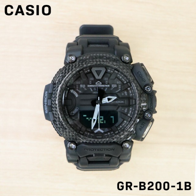 CASIO カシオ G-SHOCK ジーショック メンズ 男性 キッズ 子供 男の子 アナデジ 腕時計 クオーツ ウォッチ GR-B200-1B 格好良い 可愛い シ