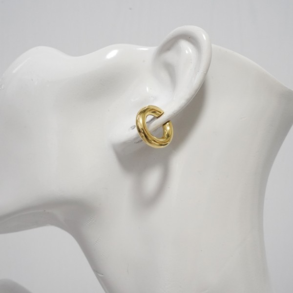 SASKIADIEZ サスキアディツ イヤーカフ BOLD EARCUFF NO2 BRASS GOLD PLATED GOLD イヤリング レディース【片耳用】