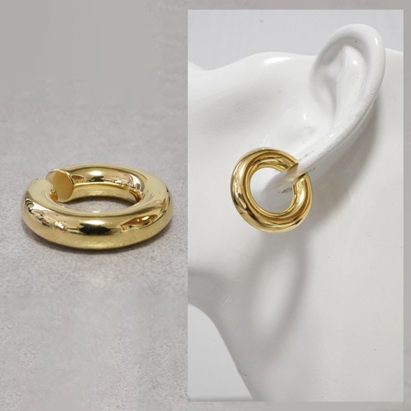 SASKIADIEZ サスキアディツ イヤーカフ BOLD EARCUFF NO1 BRASS GOLD PLATED GOLD 片耳用 レディース イヤリング