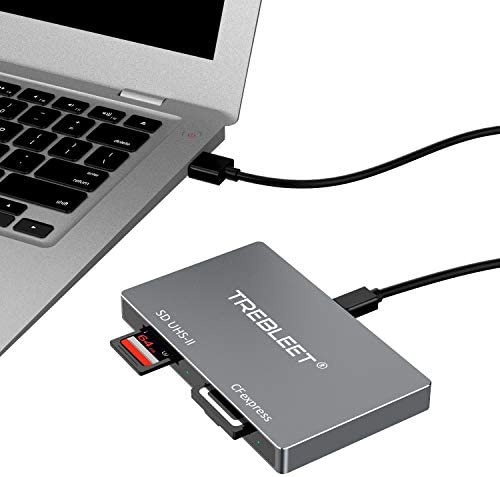 2 in 1 CFexpress/UHS-II SD4.0 メモリーカードリーダー USB3.1 10Gbps 高速 Windows OS/Mac OS