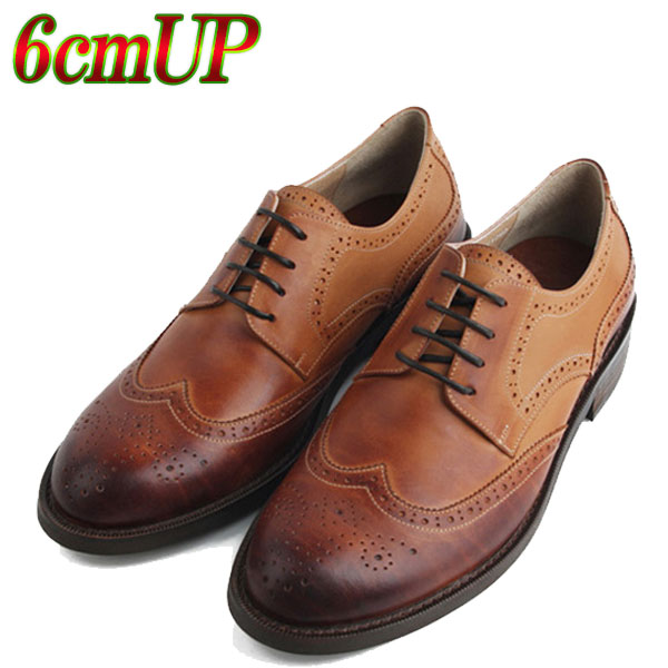 限定価格 4 5 6cmアップ ウィングチップ 本革 メンズ シューズ オーダーメイド オーダーメード ヒールアップ メンズ シークレットシューズ 2e 3 4 12 324 代引可 Www Ggmsssb Org