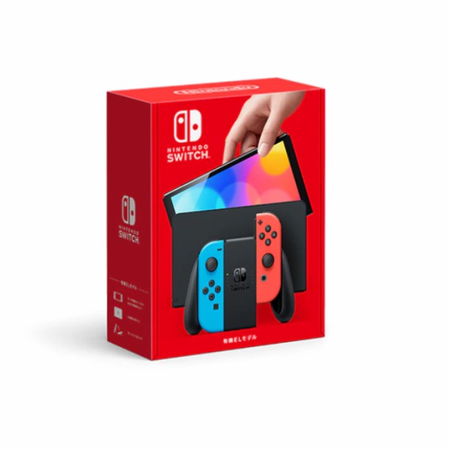 Nintendo Switch有機ELモデルJoy-Con(L)ネオンブルー/(R)ネオンレッド HEG-S-KABAA