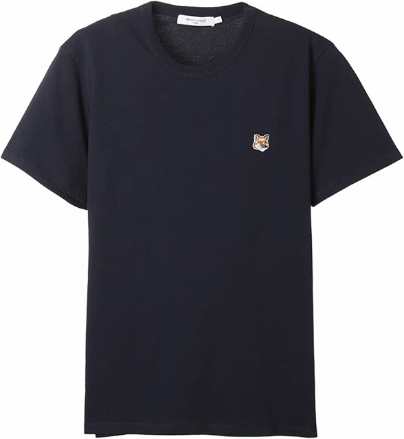 MAISON KITSUNE メゾンキツネ クルーネックXXLサイズTシャツ/TEE-SHIRT FOX HEAD PATCH [並行輸入品]