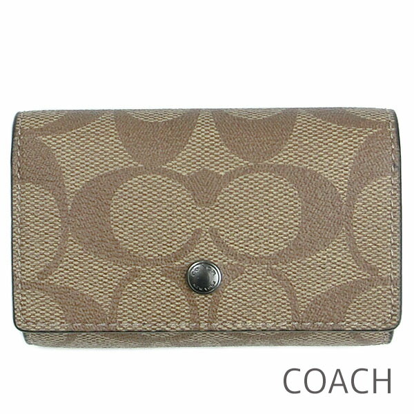 コーチ キーケース メンズ レディース Coach 5連 シグネチャー