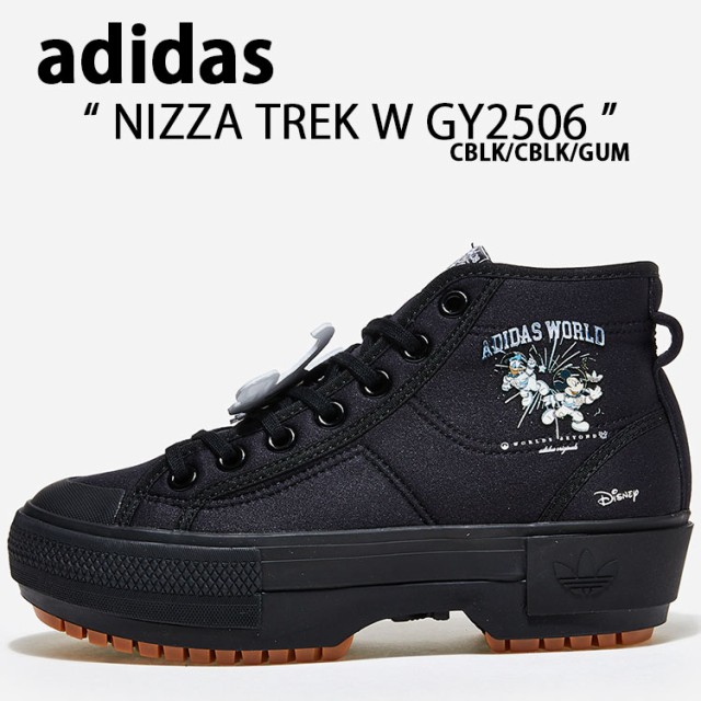 ヒールスニーカー Adidas アディダス スニーカー Nizza Trek W Gy2506 ニッツァトレック W Black ブラック レディース 女性用