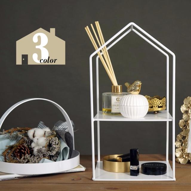 国内正規品 アイアンディスプレイ2段ラック収納オブジェ北欧ハウス型小物置きインテリア雑貨おしゃれかわいい お洒落無限大 Www Centrodeladultomayor Com Uy