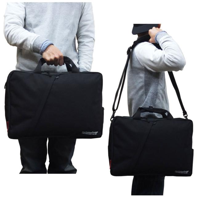 即納安い Manhattan 3WAY MP1743 ブラック 送料無料の通販はau PAY マーケット - A-ONE|商品ロットナンバー:347888827 Portage マンハッタンポーテージ Battery Park Briefcase バッテリーパークブリーフケース NEW人気