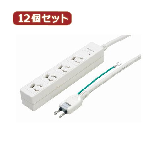 スペシャルオファ 3p抜け止めマグネットタップ 12個セット Yazawa Y02jknp402whx12 Oaタップ 送料無料 生活家電 家電 その他pcアクセサリ サプライ Revuemusicaleoicrm Org