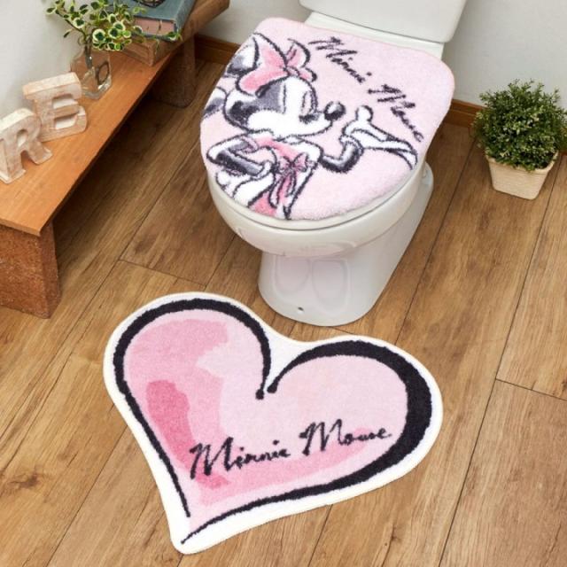 トイレ2点セット ミニー トイレタリー トイレふたカバー トイレマット トイレカバー ウォッシャブル ミニーマウス ディズニー 代引不可 の通販はau Pay マーケット リコメン堂 商品ロットナンバー