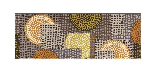 格安即決 キッチンマット Wash Dry C023g Ethno Pop Orange 70 190cm 柄物 おしゃれ 滑り止めラバーつき 送料無料 絶対一番安い Olsonesq Com