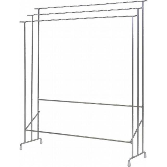 クーポン発行 日本製 Nami ステンレスバスタオルハンガー 3枚掛け バスタオルハンガー バスハンガー ハンガーラック ハンガー おしゃれ クライマックスセール Ogytech Com