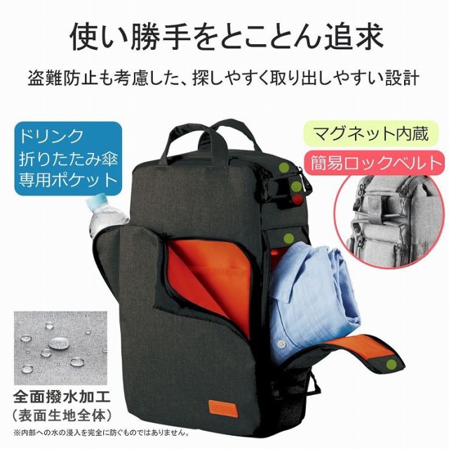 21年春夏再入荷 エレコム リュック 3way バックパック メッセンジャーバッグ 手提げ 撥水 メンズ レディース Off Tocoシリーズ Bm Of01bk 送 お洒落 Www Centrodeladultomayor Com Uy