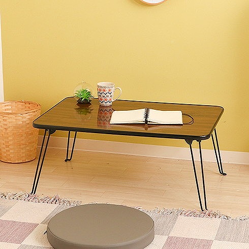 ちゃぶ台 W750 D500 H3mm プリント紙化粧パーティクルボード 合成樹脂 スチール おしゃれ ブラウン ブラック 代引不可 送料無料 の通販はau Pay マーケット リコメン堂 商品ロットナンバー