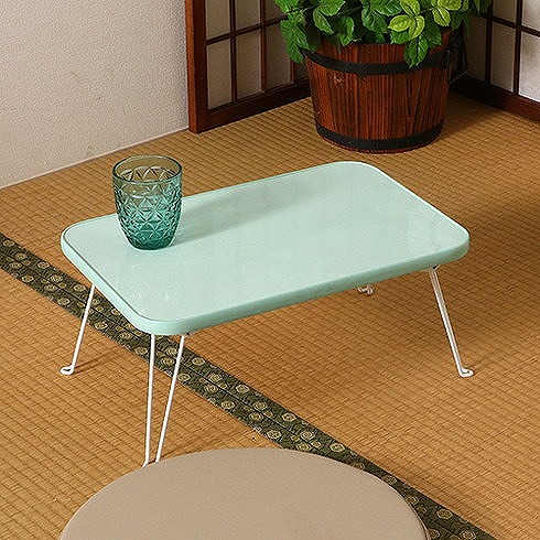 カラーミニテーブル W450 D300 H190mm プリント紙化粧パーティクルボード 塩化ビニル樹脂 スチール ペールグリーン ホワイト 代引不可の通販はau Wowma ワウマ リコメン堂 商品ロットナンバー