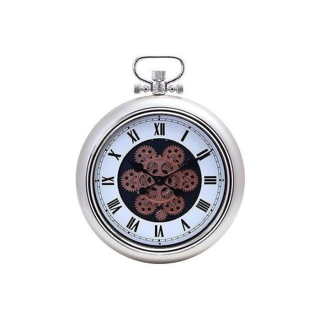 被り心地最高 掛時計 ギア W400 D97 H495mm Abs樹脂 スチール ウォッチ おしゃれ シャンパン 送料無料 クリアランスバーゲン 期間限定開催 Ggjapan Jp