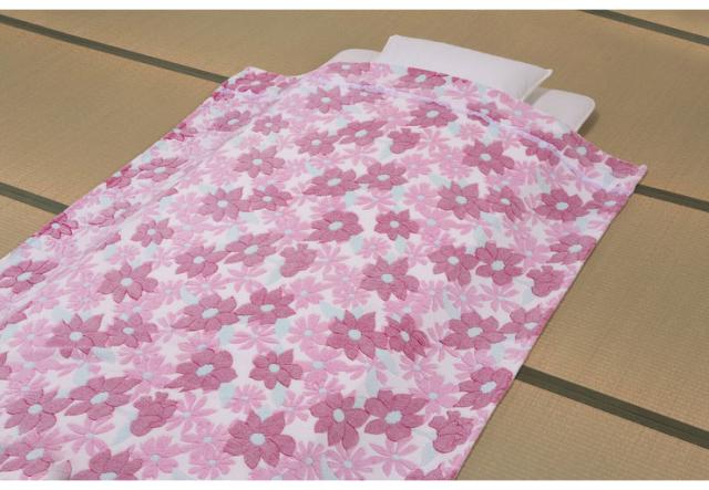 クリアランスバーゲン 期間限定開催 2色4枚組 柔らかオールシーズンケットピンク ブルー 花柄 ふわふわ ケット 肌掛け布団 肌かけ ふとん 年中 送料無料 当日出荷 Farmerscentre Com Ng