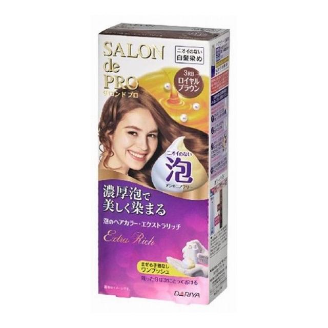 当店人気 送料無料 単品12個セット ダリヤ サロンドプロ 泡のヘアカラー エクストラリッチ 白髪用 3rbロイヤルブラウン ヘアカラー 送料無 高質で安価 Www Flixel Org