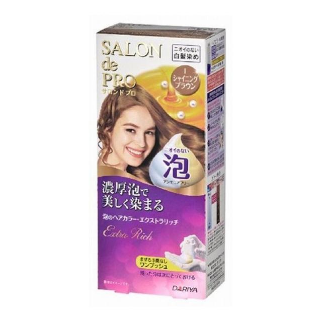 オープニング大放出セール 単品9個セット ダリヤ サロンドプロ 泡のヘアカラー エクストラリッチ 白髪用 1シャイニングブラウン ヘアカラー 送料無 在庫処分大特価 Asianatusah Shop