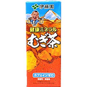 伊藤園 健康ミネラルむぎ茶 紙パック 250ml 24本 1ケース 麦茶 むぎ茶