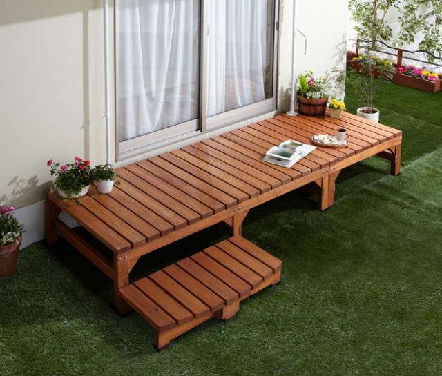 ウッドステップ 天然木 ステップ台単品 縁台 濡れ縁 ステップ おしゃれ Diy 庭 ガーデニング ウッドデッキ 代引不可 送料無料 の通販はau Pay マーケット リコメン堂 商品ロットナンバー