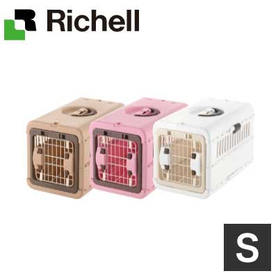 Richell リッチェル キャンピングキャリー折りたたみs ブラウン Br ピンク P 超小型犬 猫 ペット用 送料無