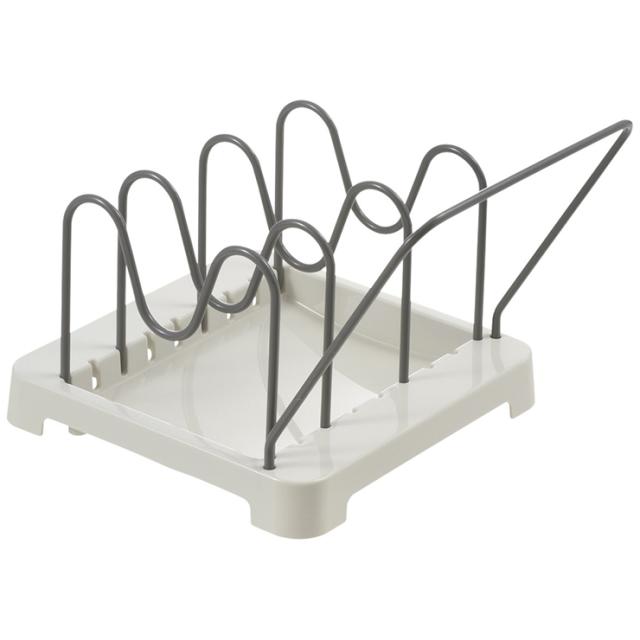 リッチェル トトノ 鍋フライパンスタンド コンパクト シンク下 引き出し フライパン 鍋蓋 鍋 スタンド 抗菌 収納ケース