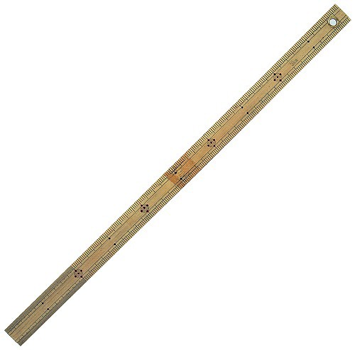 シンワ測定 竹製ものさし 正規品販売 50cm 現金特価 ハトメ付 71765