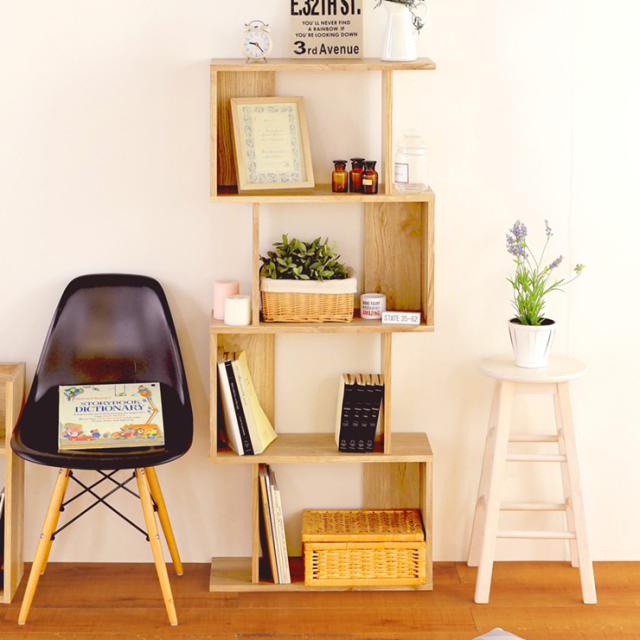 人気定番 白井産業 ビエンテージライト ジグザグラック 四段 4段 ラック オープンラック 棚 本棚 ディスプレイラック ジグザグ ナチュラル アンテ 工房直送価格 Www Songtainews Net