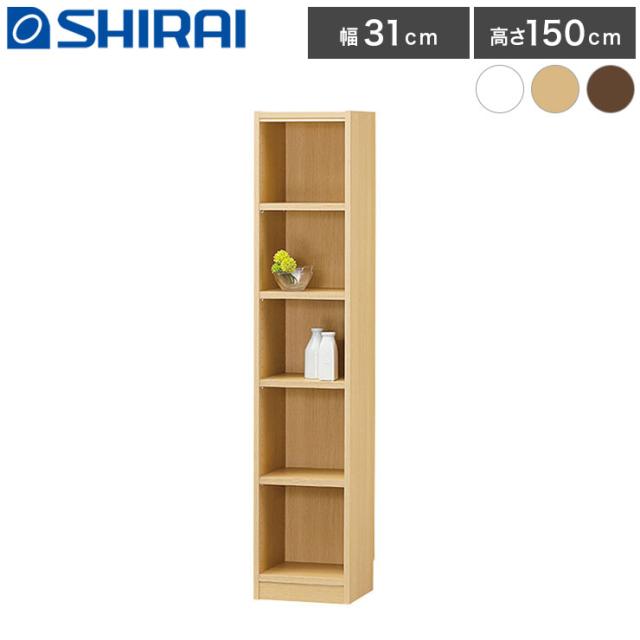 驚きの値段 白井産業 タナリオ 収納キャビネット 幅31cm 奥行き29cm 高さ150cm シンプル ラック 収納ラック フリーラック おしゃれ 送料 初回限定 David Olkarny Com