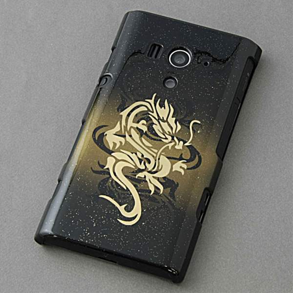 再再販 エアーブラシ ケース 第一節魅惑xperia So 03d Is12s共通 So 04 Sol22用ケース トライバルドラゴン 送料無料 人気定番 Elskaveda Com