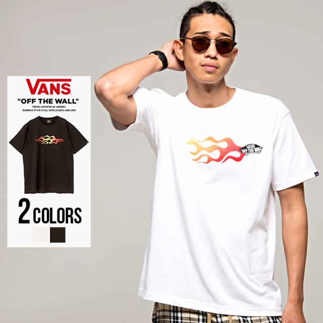 Tシャツ メンズ 半袖 Vans バンズ Flame Sk80tw S S T Shirt 即日発送