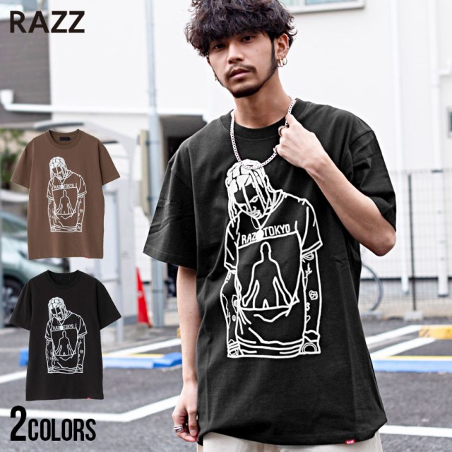 日本未入荷 入手困難 Tシャツ メンズ Razzis ラズ ブランド おしゃれ トップス カットソー ラッパー プリント ブラウン チャコール ブラック ストリート ファ 絶対一番安い Www Iacymperu Org