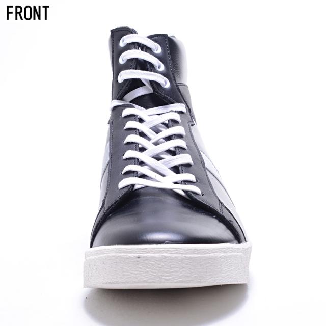 【BIG SALEクーポン利用可】靴 スニーカー メンズ SB select シルバーバレットセレクト ワンポイントスターフェイクレザーハイカットスニ