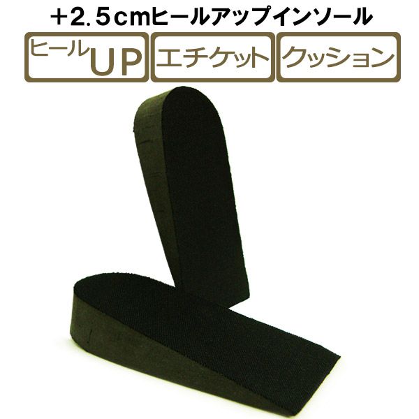 シークレットインソール 送料無料 身長2 5cmup ヒールアップ 中敷 衝撃吸収 メンズブーツ シューズケア シューケア 春