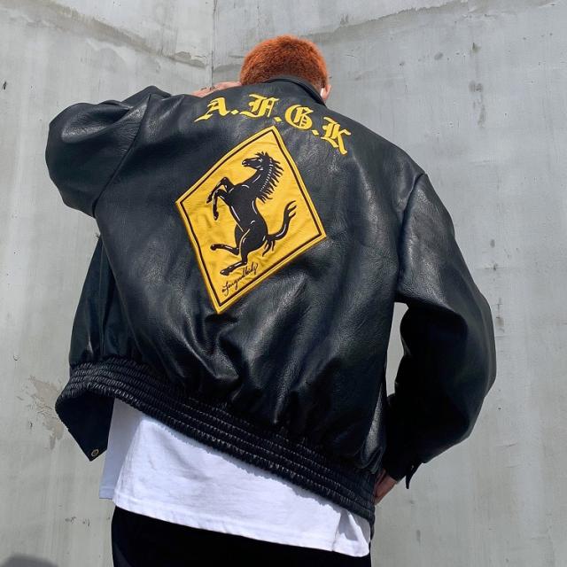 再値下げ A Few Good Kids ア フュー グッド キッズ Afgk レーシングレザージャケット メンズ レディース スタジャン ブランド 待望の再販 Masteterminal Com