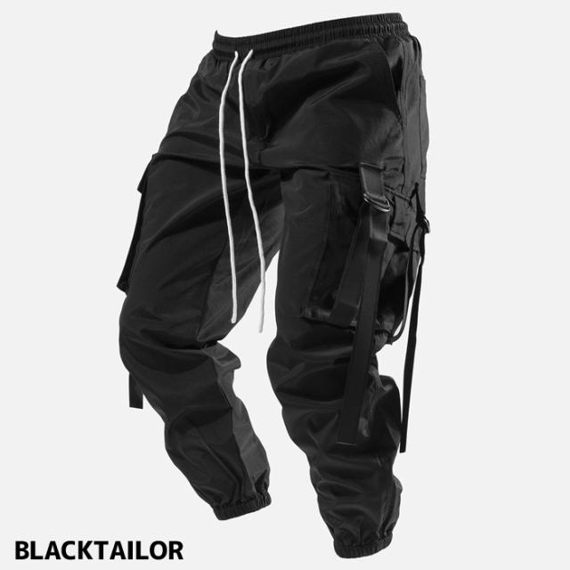 当店人気の限定モデルが再々々入荷 ブラックテイラー Blacktailor N5 Cargo Black カーゴパンツ メンズ Hiphop 男性 ブランド B系 ハイソックス ブラック 爆売り Www Iacymperu Org