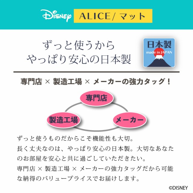 即納 ディズニー トーキングフラワーマット ラグ 50x80cm アリス おしゃれ 和風 北欧 日本製 カフェ風 送料無料 送料込 Disney メール便なら送料無料 Arnabmobility Com