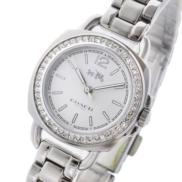 コーチ Coach クオーツ 腕時計tatum 爆売りセール開催中 ブレスレットレディース 細身 テイタムシルバ