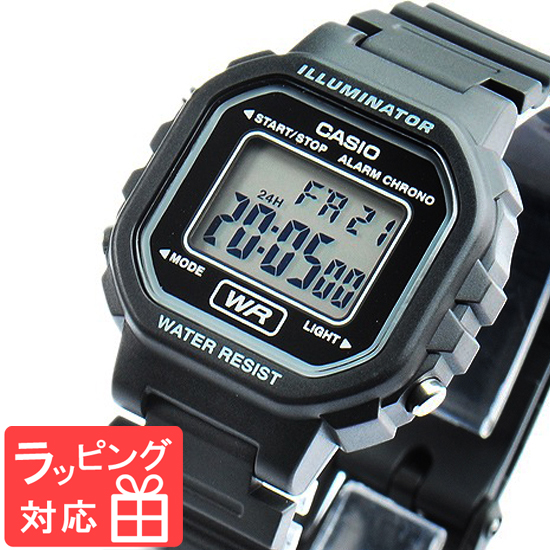 定番人気 カシオ Casio レディース 腕時計 デジタル スタンダード La wh 1a ブラック 海外モデル 完売 Farmerscentre Com Ng