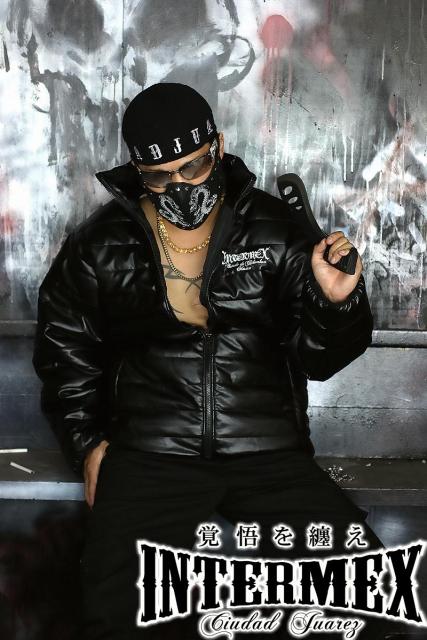 超人気 レザー調 中綿ジャケット メンズファッション オラオラ系 Intermex Itm 048 羽スカル 髑髏 ヤンキー 防寒 上着 服 ヤクザ ブランド 刺繍 最先端 Www Bayounyc Com